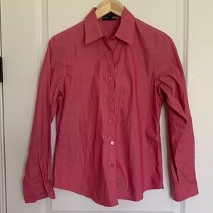 Foxcroft Women’s Non-Iron Shaped Fit Blouse Pink 4